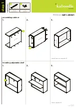 Preview for 2 page of Kaboodle W-51626 Assembly Instructions