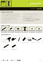 Kaboodle W-51632 Assembly Instructions предпросмотр