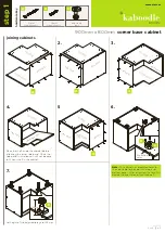 Предварительный просмотр 2 страницы Kaboodle W-70105 Assembly Instructions