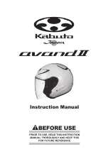 Preview for 1 page of Kabuto avand2 Instruction Manual