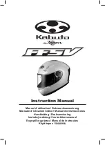 Preview for 1 page of Kabuto Japan FF-5V Instruction Manual