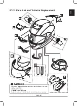 Preview for 27 page of Kabuto Japan RT33 Instruction Manual