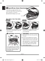 Предварительный просмотр 14 страницы Kabuto KAMUI Instruction Manual