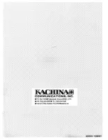 Предварительный просмотр 19 страницы KACHINA 505DSP Installation & Operation Manual