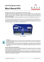 Preview for 10 page of Kaco blue planet PVI 1501i Operator'S Manual