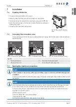 Предварительный просмотр 21 страницы Kaco blueplanet gridsave 92.0 TL3-S Manual