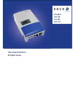 Preview for 1 page of Kaco Powador 10.0 TL3 Operating Instructions Manual