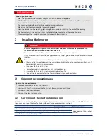 Preview for 20 page of Kaco Powador 10.0 TL3 Operating Instructions Manual