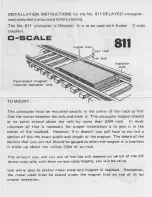 Kadee O-SCALE 811 Installation Instructions предпросмотр