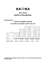 Kadeka KA110WR Instruction Manual preview