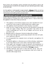 Preview for 3 page of Kadeka Signature KS140TL Instruction Manual