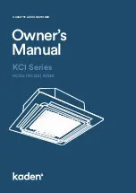 Preview for 1 page of Kaden KCI Series Owner'S Manual