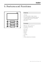 Предварительный просмотр 9 страницы Kaden KD Series Manual