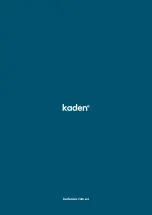 Предварительный просмотр 20 страницы Kaden KD Series Manual