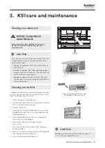 Preview for 17 page of Kaden KSI R32 Owner'S Manual