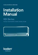 Preview for 1 page of Kaden KSI Series Installation Manual