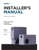 Kaden KU5 Installer Manual предпросмотр