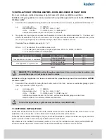 Preview for 9 page of Kaden KU5 Installer Manual