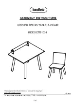 Preview for 1 page of Kadink KDEXCTB1CH Assembly Instructions Manual