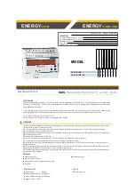 Preview for 1 page of KAEL Muhendislik Elektronik ENERGY 11-DIN Instruction Manual