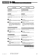 Предварительный просмотр 259 страницы KAESER KOMPRESSOREN M170 Service Manual