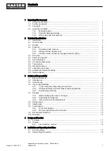 Предварительный просмотр 3 страницы KAESER KOMPRESSOREN OMEGA 4 B Assembly And Operating Manual