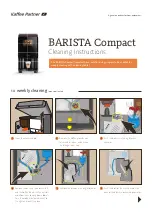 Kaffee Partner BARISTA Compact Cleaning Instructions предпросмотр