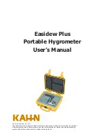 Kahn Easidew Plus User Manual preview