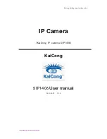 Предварительный просмотр 1 страницы KaiCong SIP 1406 User Manual