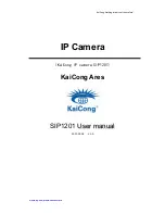 KaiCong SIP1201 User Manual preview