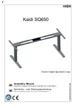 Kaidi SQ650 Assembly Manual preview