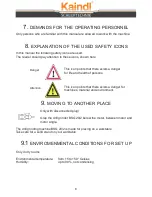 Preview for 8 page of Kaindl BSG 20/2 Operation Manual