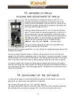 Предварительный просмотр 12 страницы Kaindl BSG 20/2 Operation Manual