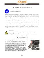 Preview for 13 page of Kaindl BSG 20/2 Operation Manual