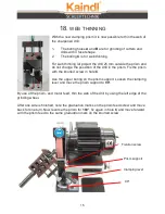 Предварительный просмотр 15 страницы Kaindl BSG 20/2 Operation Manual