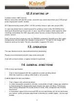 Предварительный просмотр 9 страницы Kaindl SSG 600-A-DC Operating Instruction