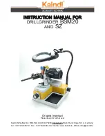 Предварительный просмотр 1 страницы Kaindl SZ Instruction Manual