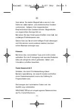 Preview for 5 page of Kaindl Windmaster 2 Operating Instructions Manual