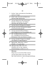 Предварительный просмотр 6 страницы Kaindl Windmaster 2 Operating Instructions Manual