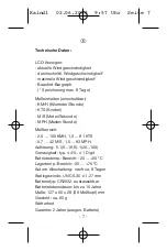 Предварительный просмотр 7 страницы Kaindl Windmaster 2 Operating Instructions Manual