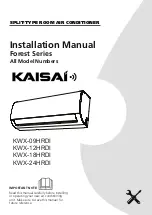 Kaisai Forest Series Installation Manual предпросмотр