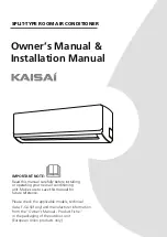 Kaisai GEO KGE-12GRGI Owner'S Manual preview