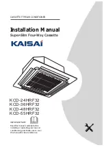 Kaisai KCD-24HRF32 Installation Instructions Manual preview