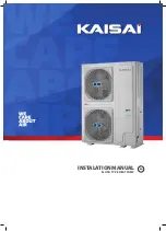 Предварительный просмотр 1 страницы Kaisai KHC-22RY3 Instalation Manual