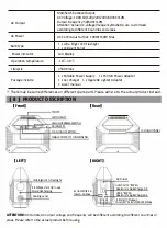 Предварительный просмотр 3 страницы Kaise S365 User Manual