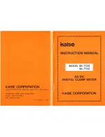 Kaise SK-7720 Instruction Manual preview