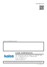 Preview for 36 page of Kaise SK-8550 Technical Manualbook