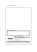 Предварительный просмотр 68 страницы Kaise SK-8551 Instruction Manual