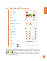 Предварительный просмотр 9 страницы Kaiser Baas HD MediaHub User Manual