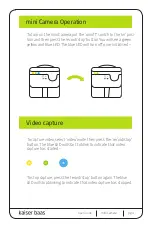 Preview for 5 page of Kaiser Baas Mini camera User Manual
